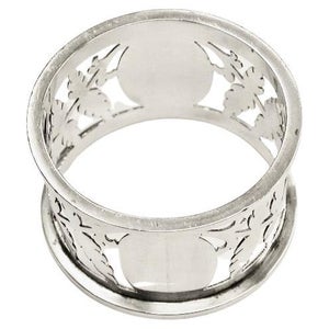 Silver Hand Pierced Napkin Ring,William Hutton & Sons Ltd,Sheffield Assay, 1902