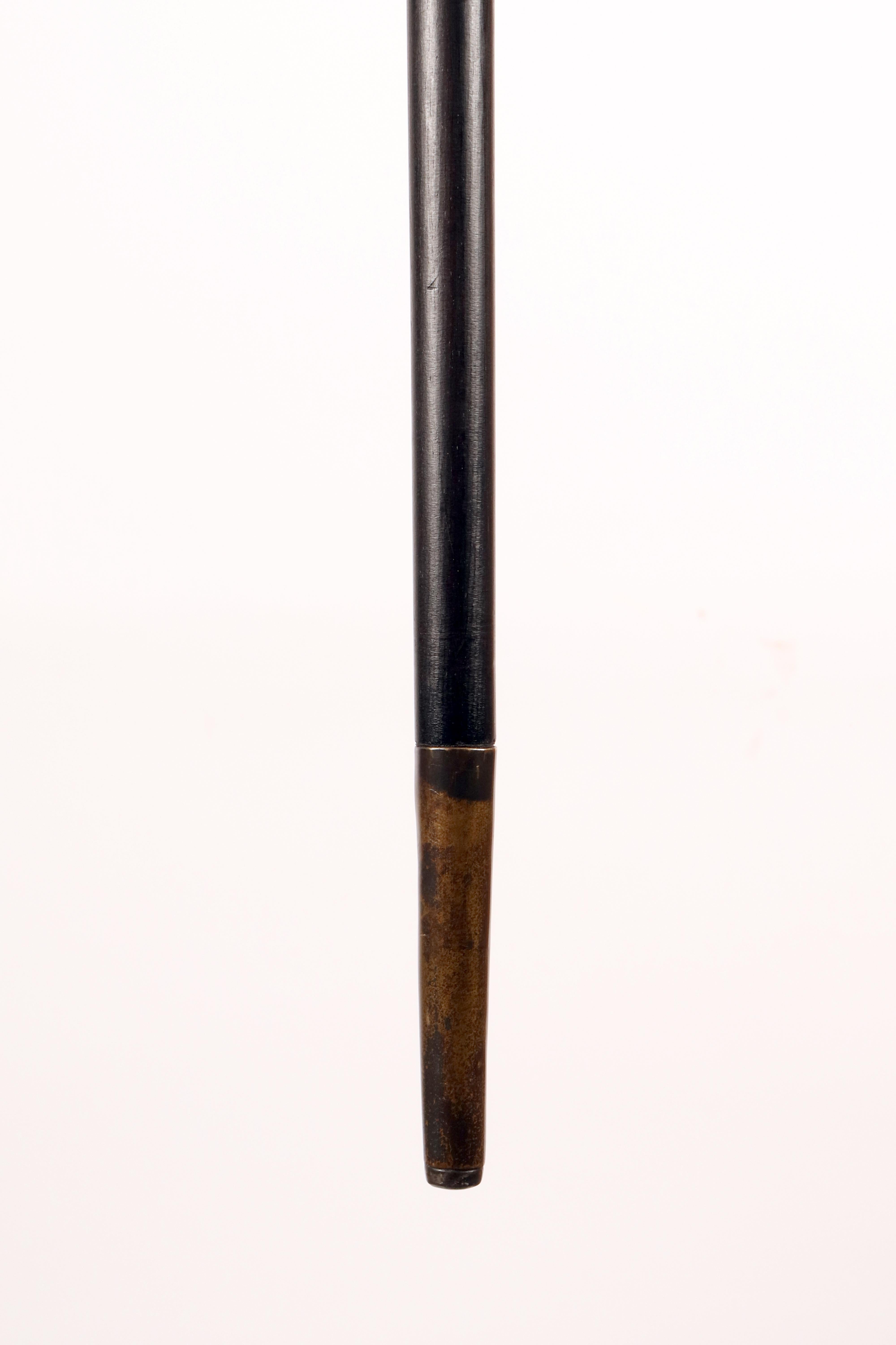 Silver handle walking stick, depicting a horse head and a jockey, England 1900. For Sale 3