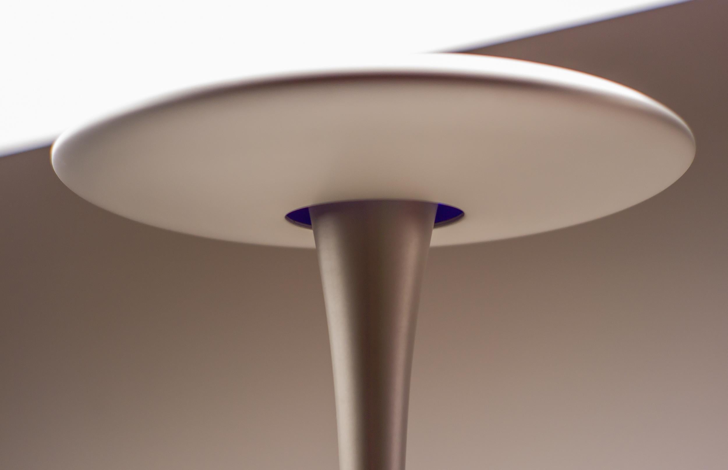 Silber-Eiserne Stehlampe von Marc Newson (Ende des 20. Jahrhunderts) im Angebot