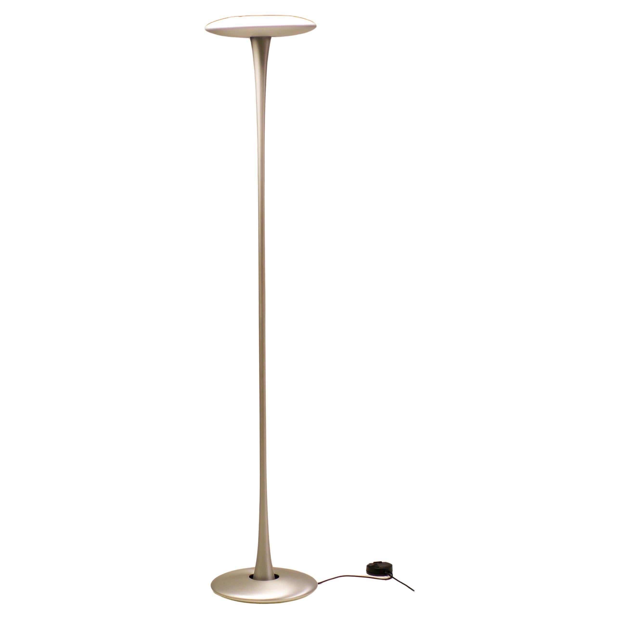 Silver Helice Floor Lamp by Marc Newson 