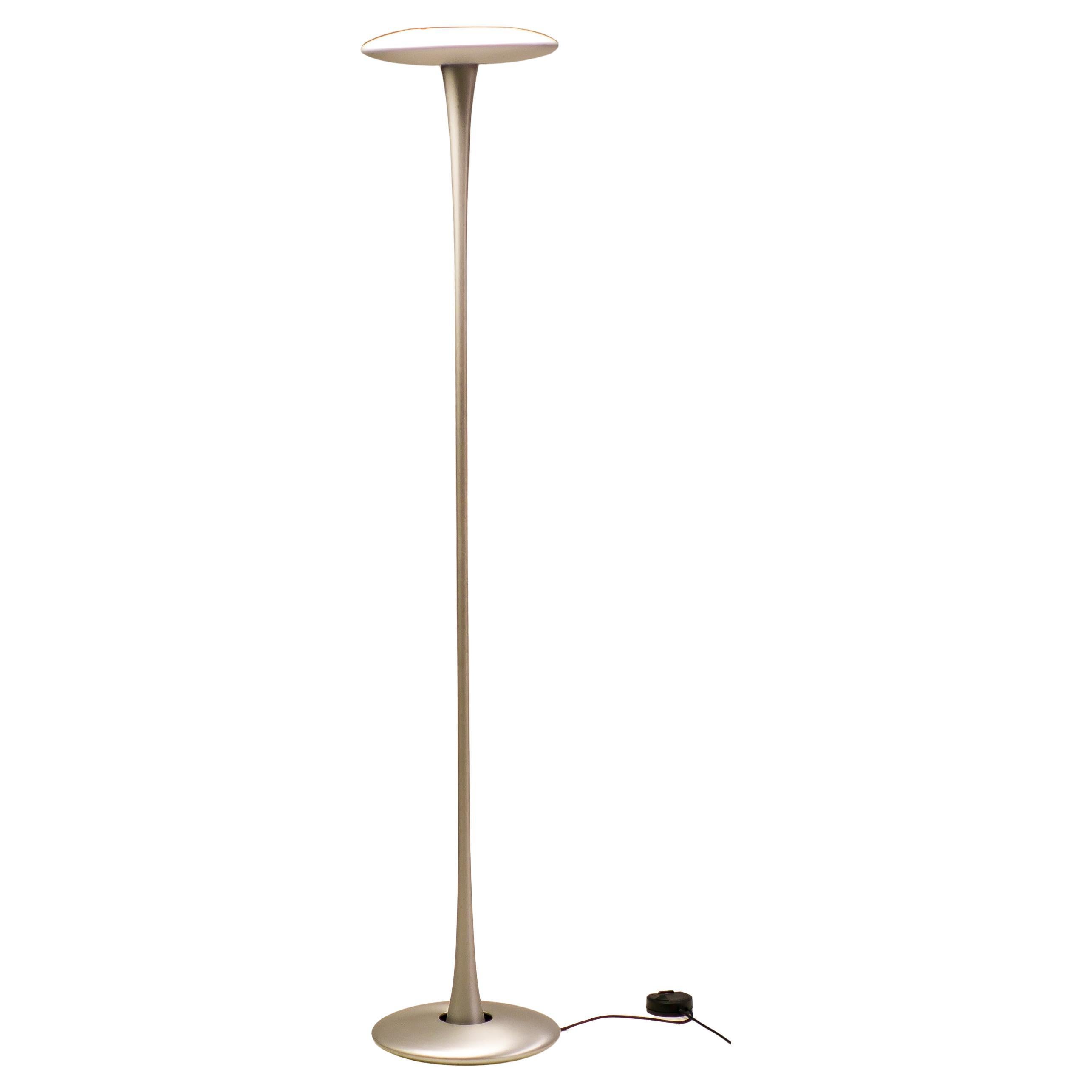 Silber-Eiserne Stehlampe von Marc Newson im Angebot