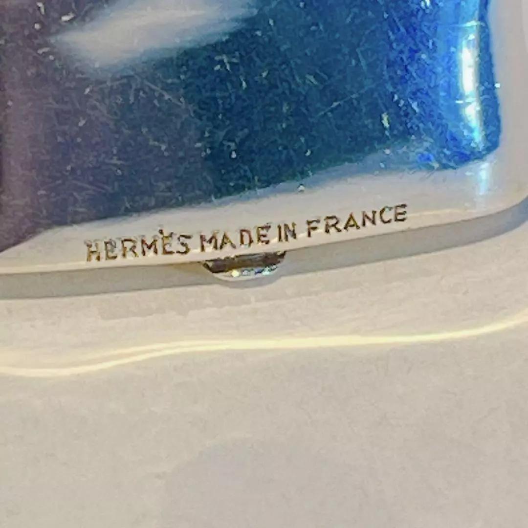 Silver Hermès Bag Pill Box, 1950s France 2