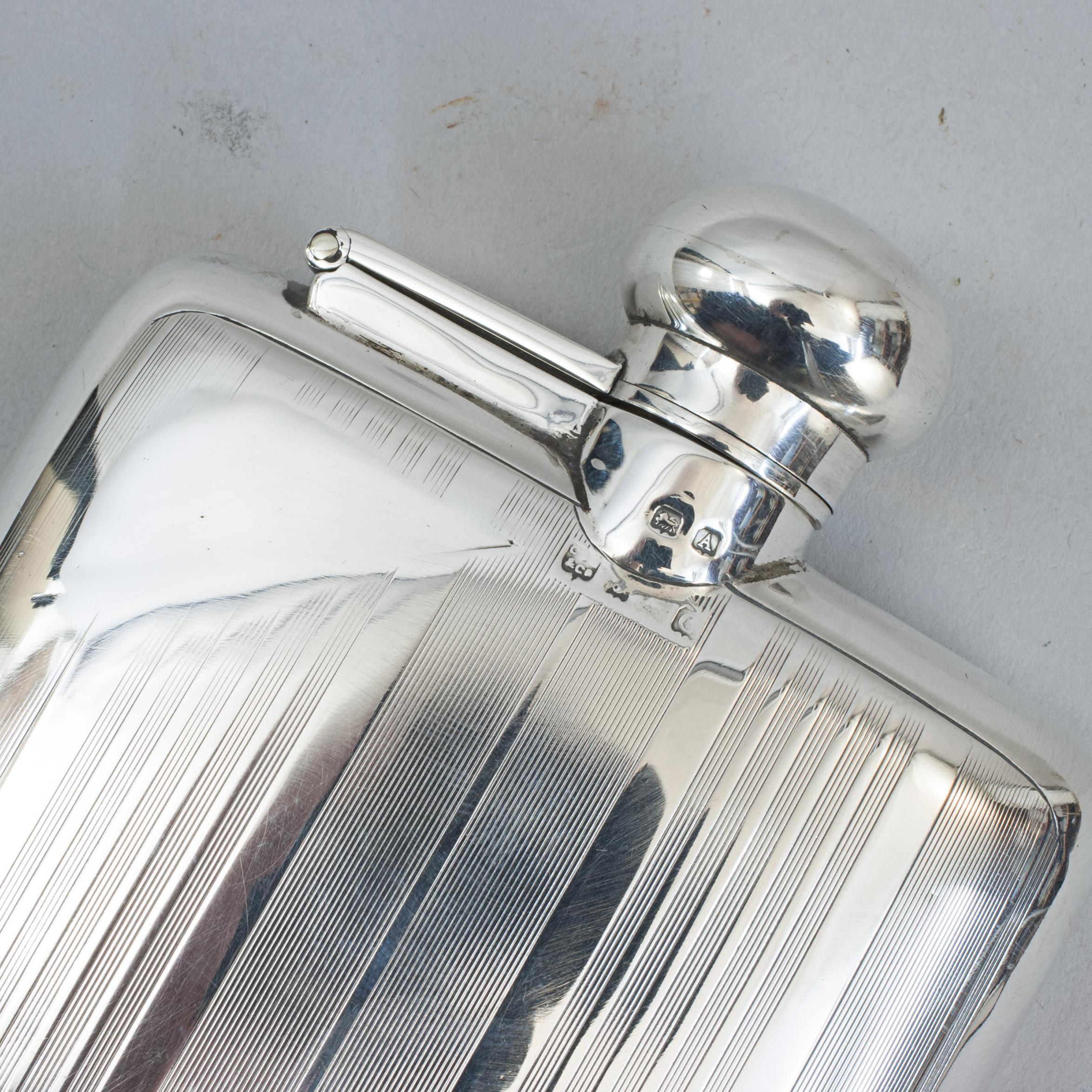 Silver Hip Flask For Sale 5