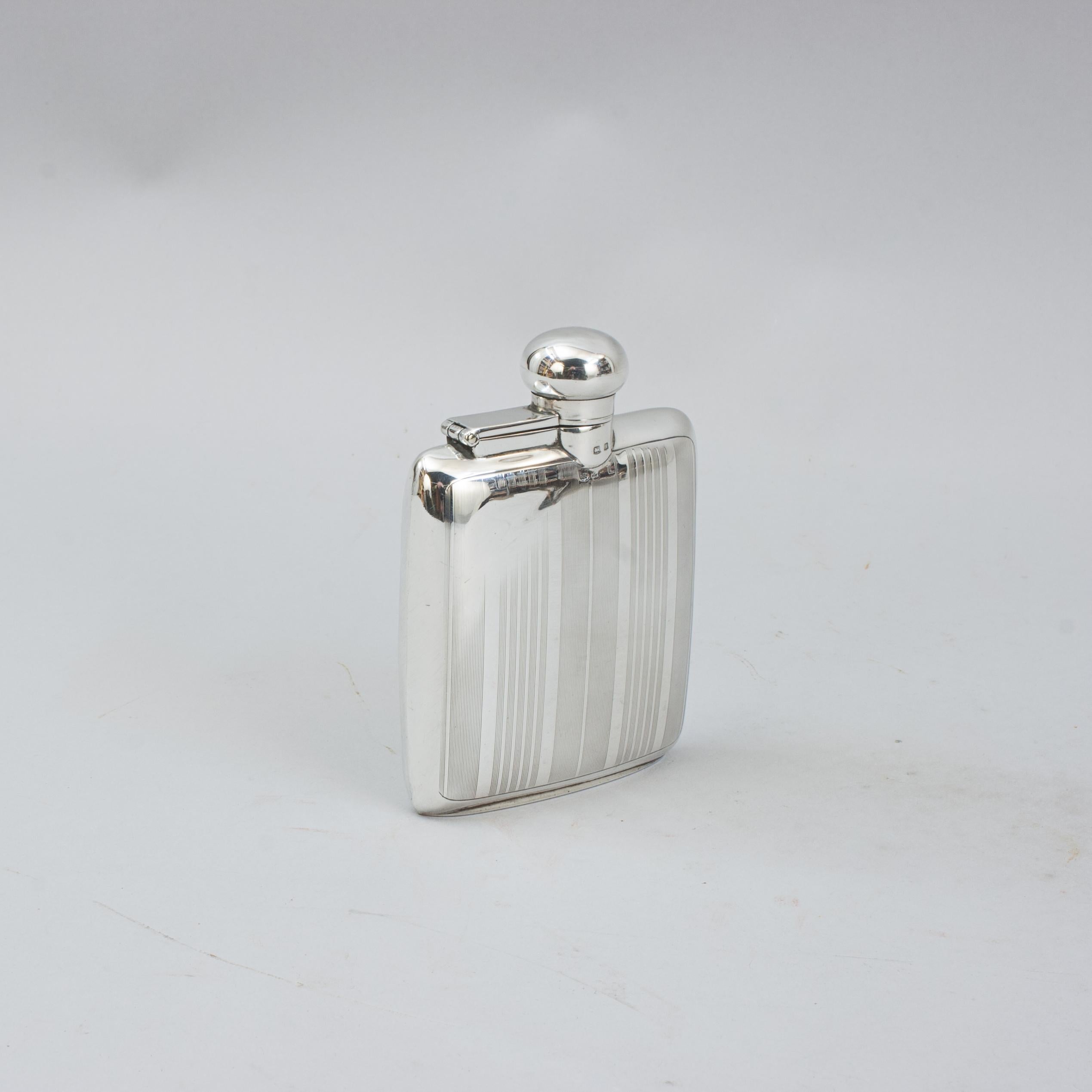 Silver Hip Flask For Sale 6
