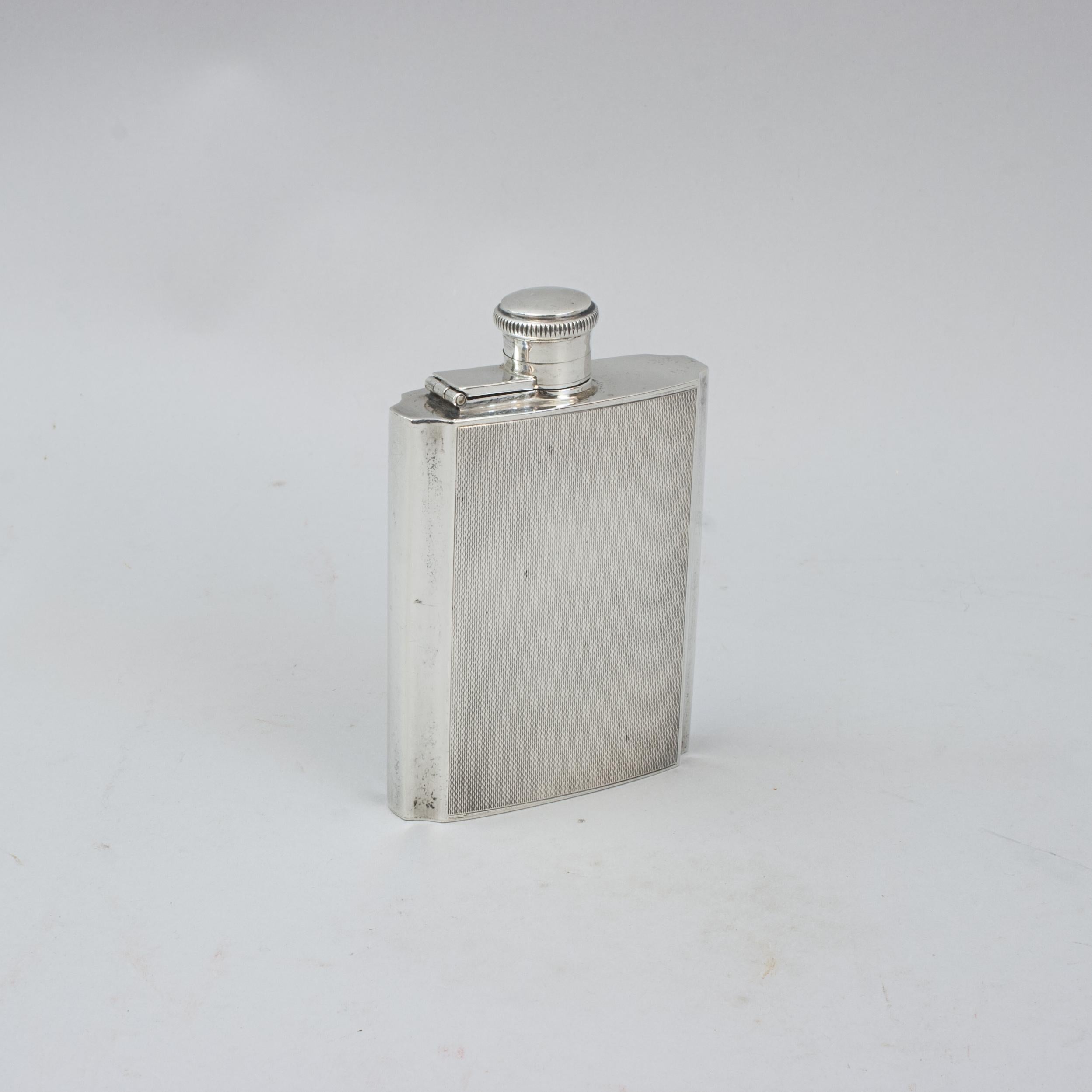 Silver Hip Flask For Sale 3