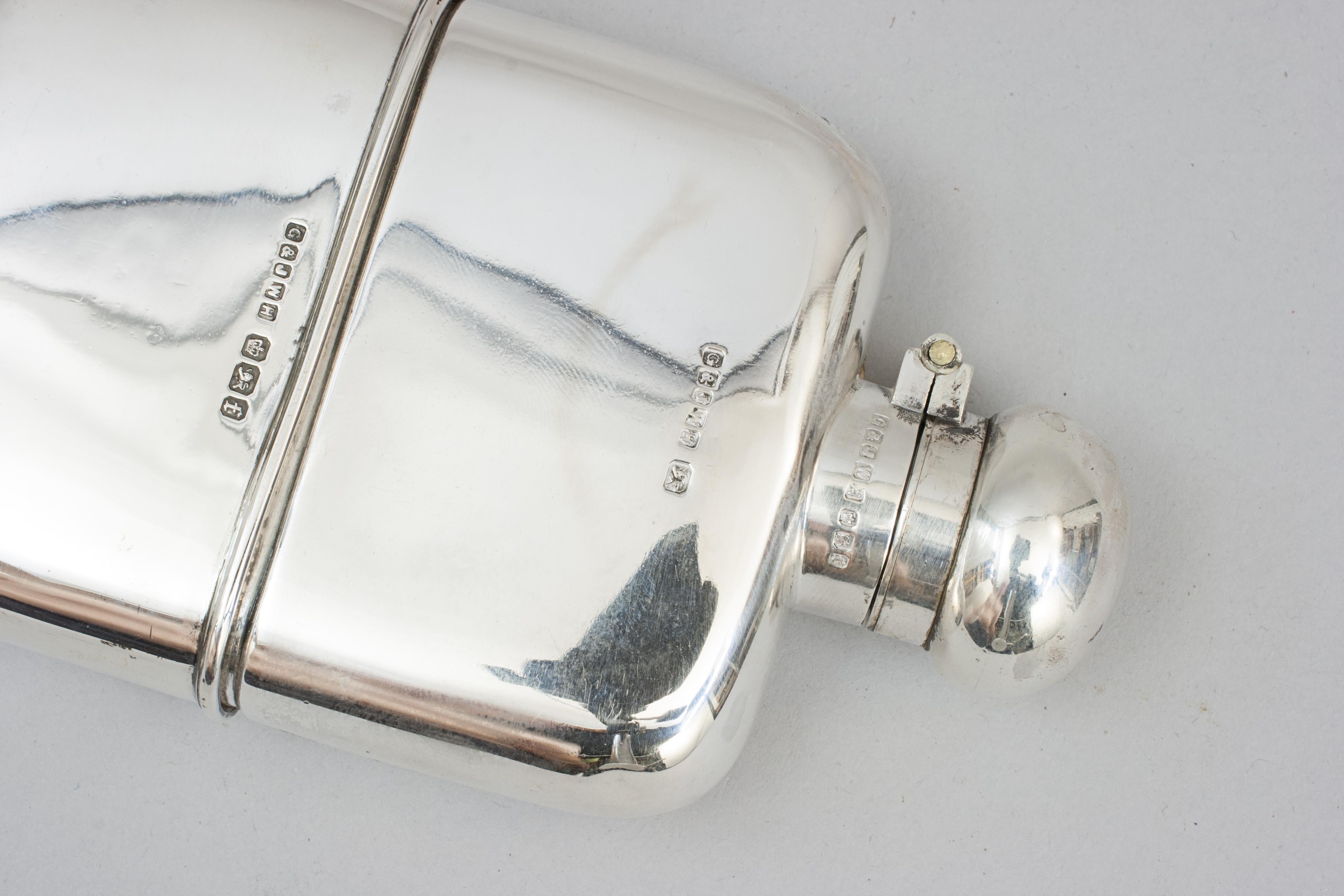 Silver Hip Flask, Sheffield 1898 For Sale 5