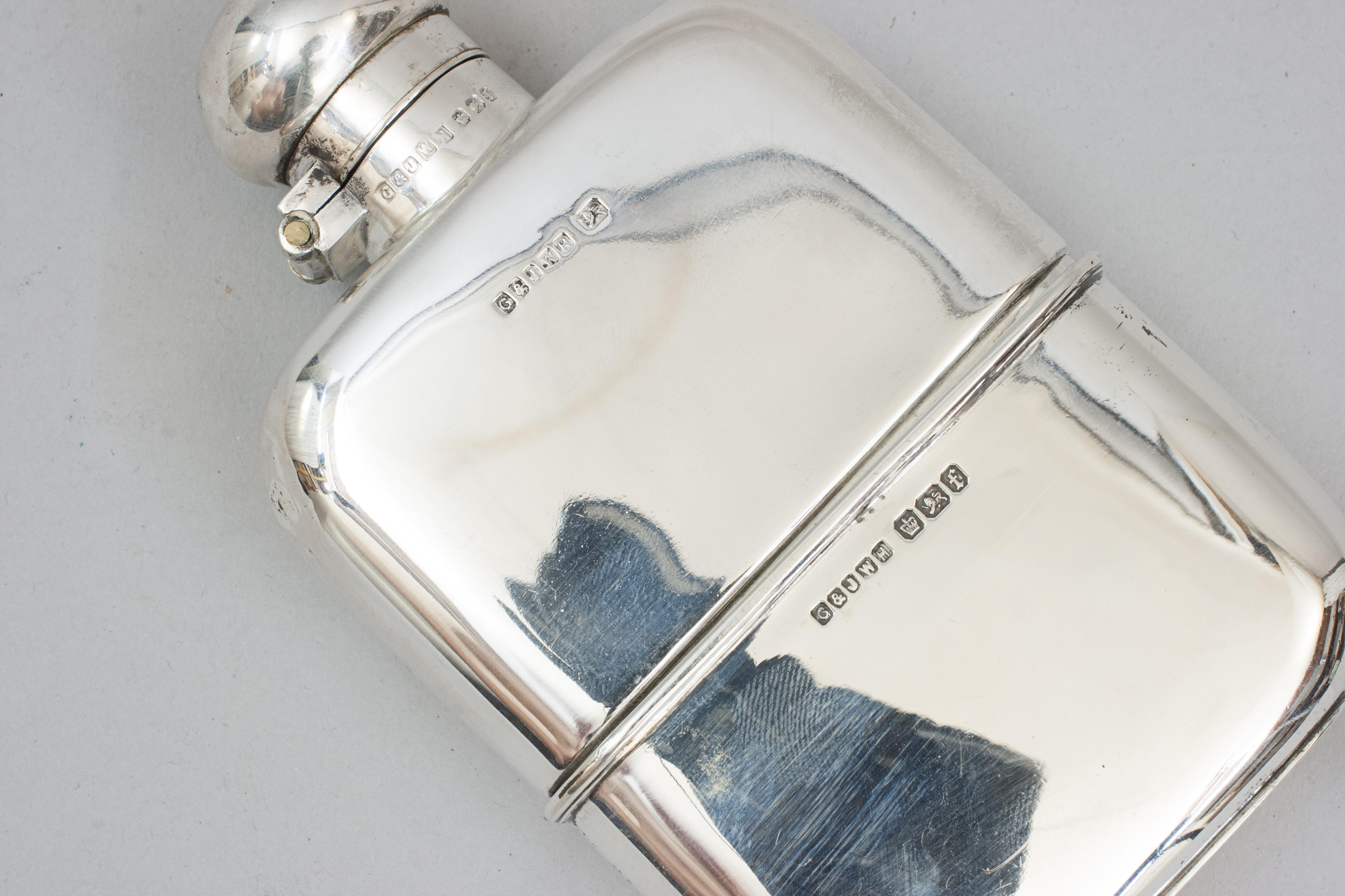 Silver Hip Flask, Sheffield 1898 For Sale 4