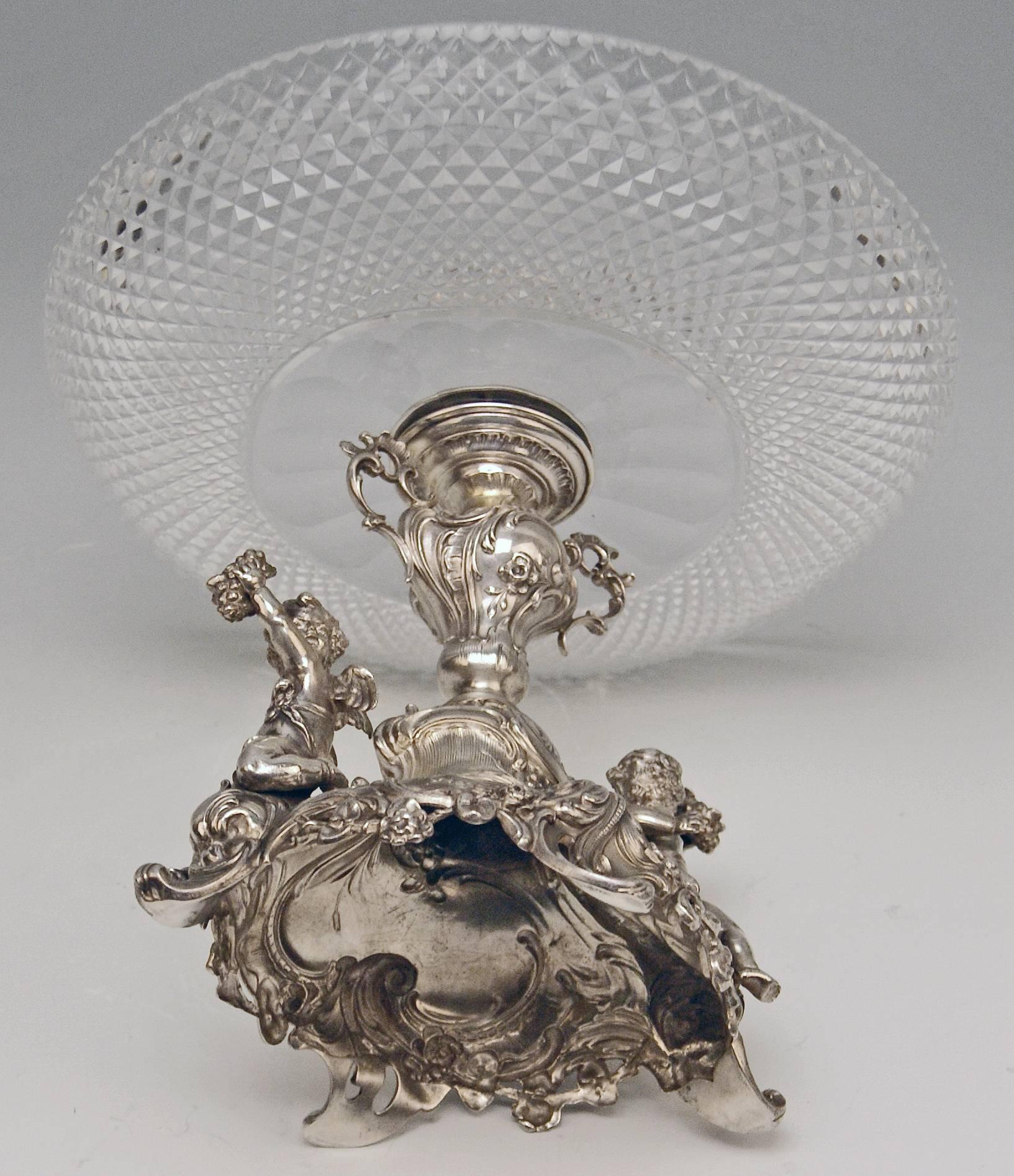 Silver Historicism Pair of Centrepieces by Bruckmann and Sons, Germany 2