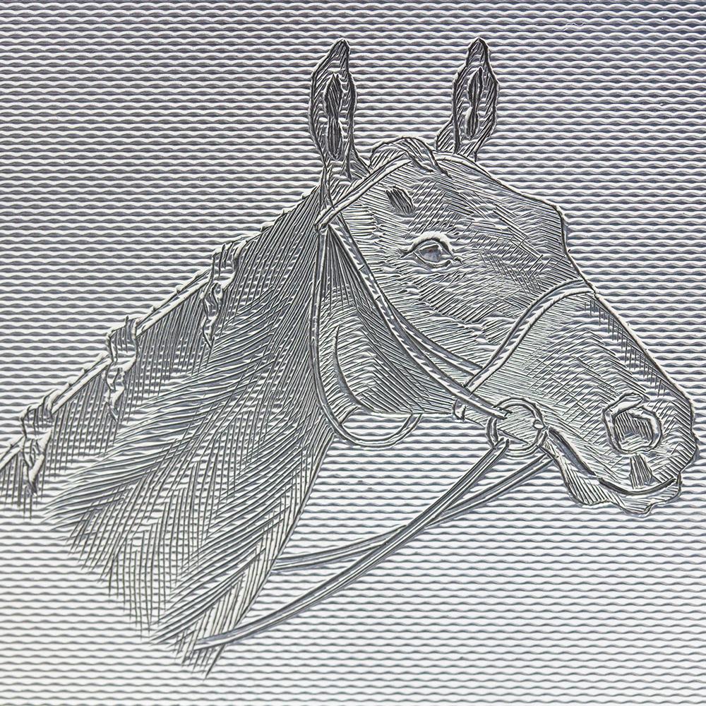 Silver Horse Cigarette Case Asprey For Sale 3