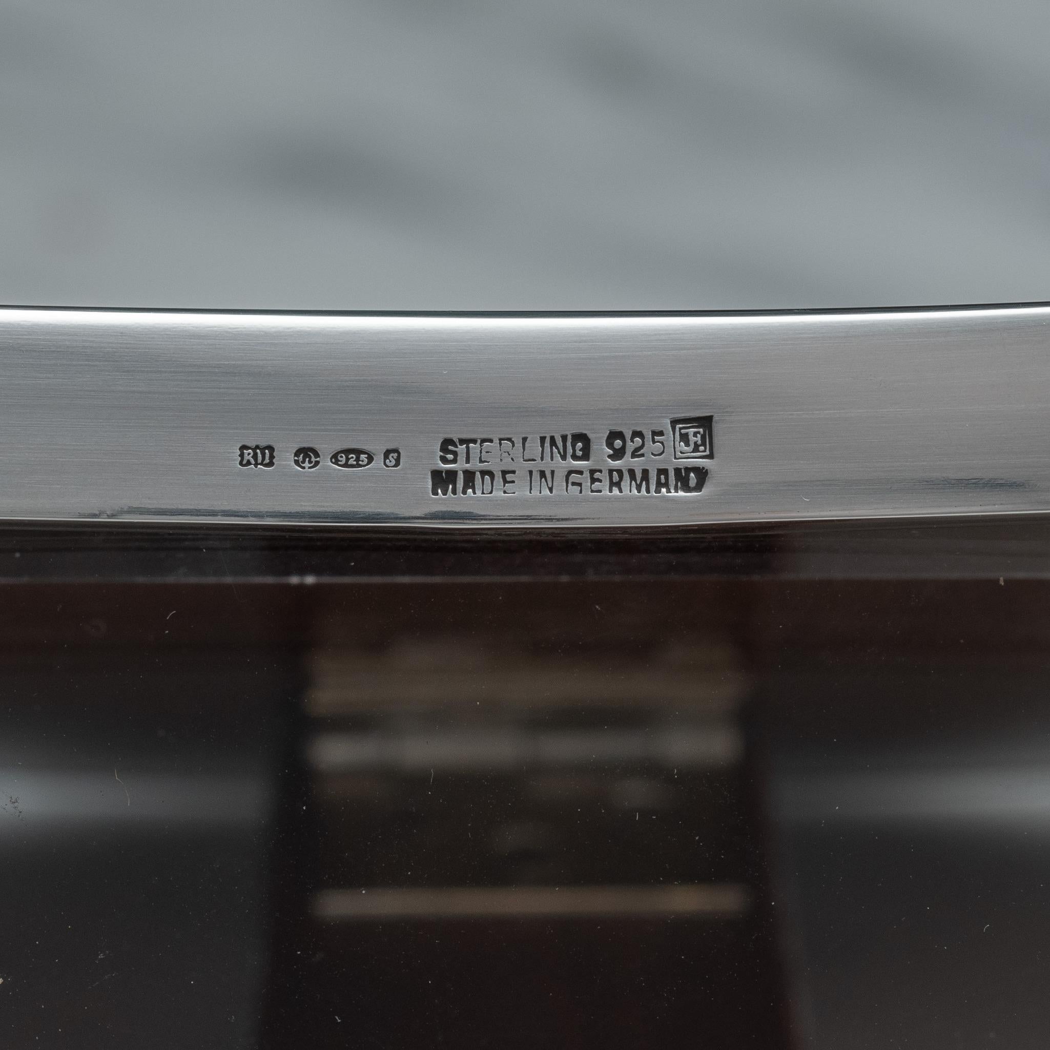 Argento 925 Cornice d'argento a forma di ferro di cavallo, con marchio 1973 in vendita