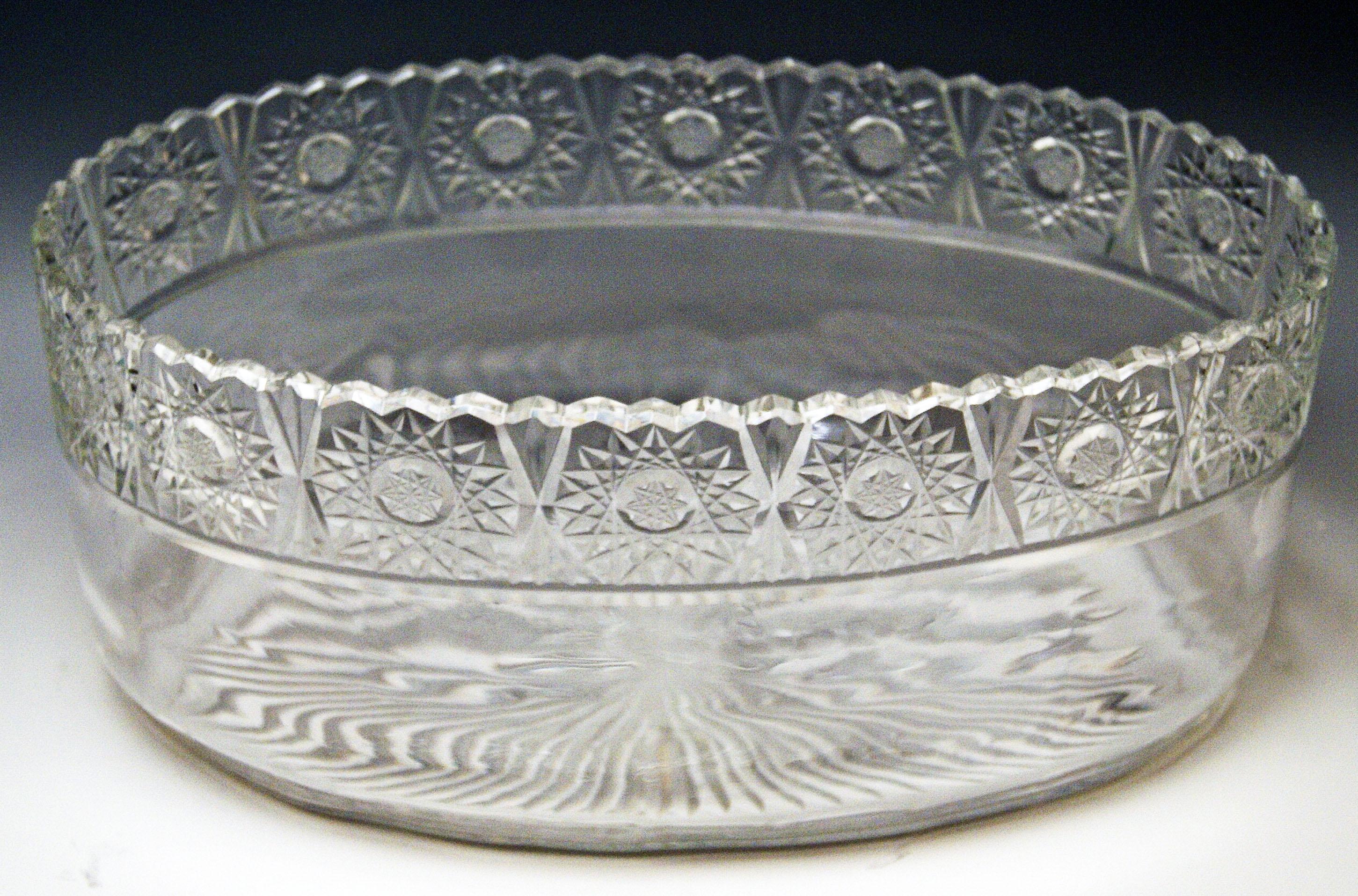 Sterling Silver Silver Huge Flower Bowl Centrepiece Germany Made circa 1900