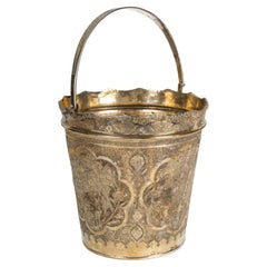 Cubitera de plata, obra orientalista del siglo XIX.