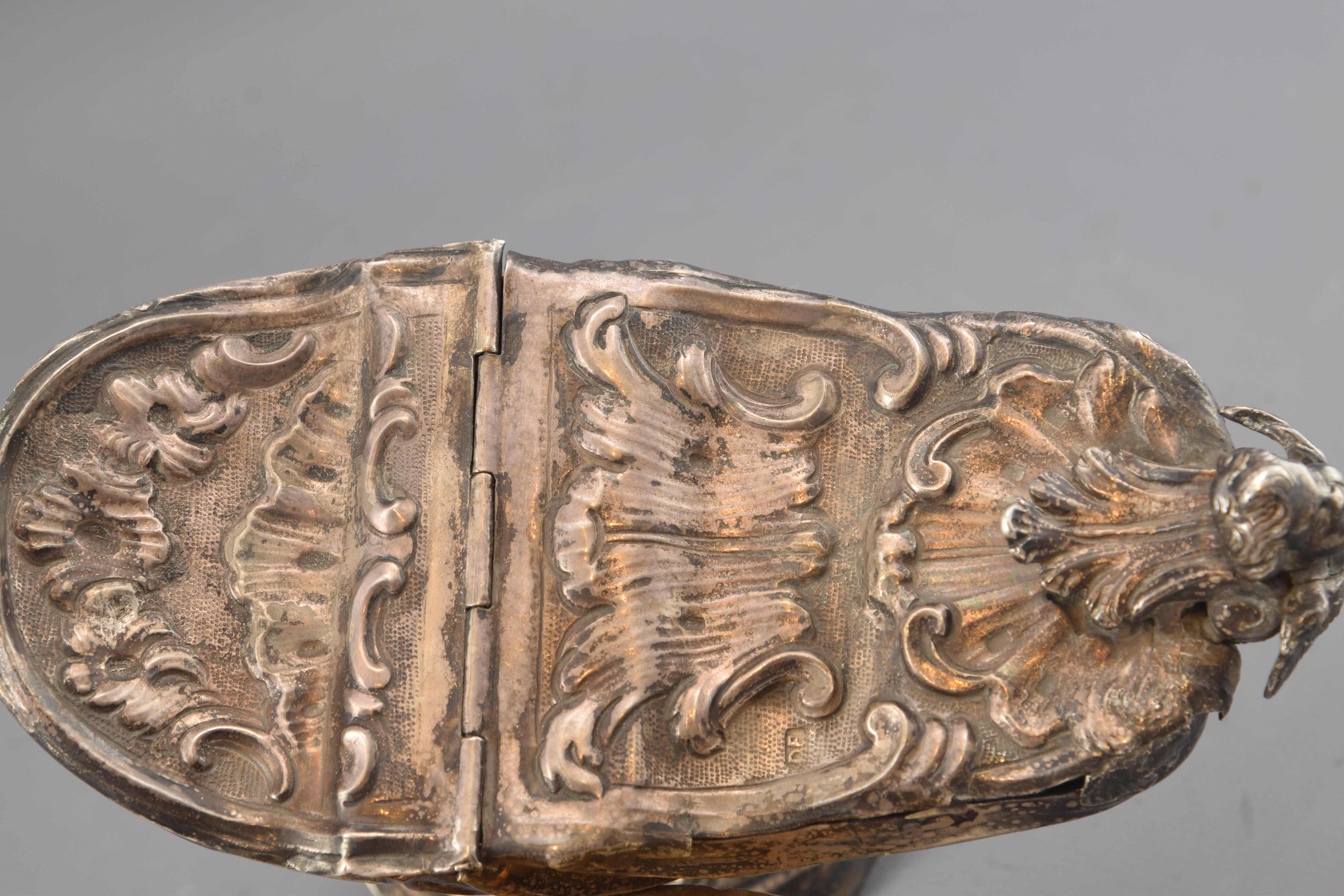 Silver Incense Boat 'naviculae', Possibly Portugal, 18th Century For Sale 2