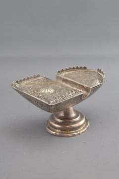 Silver Incense Boat (Naviculae). with Hallmarks. Spain, 18th Century
