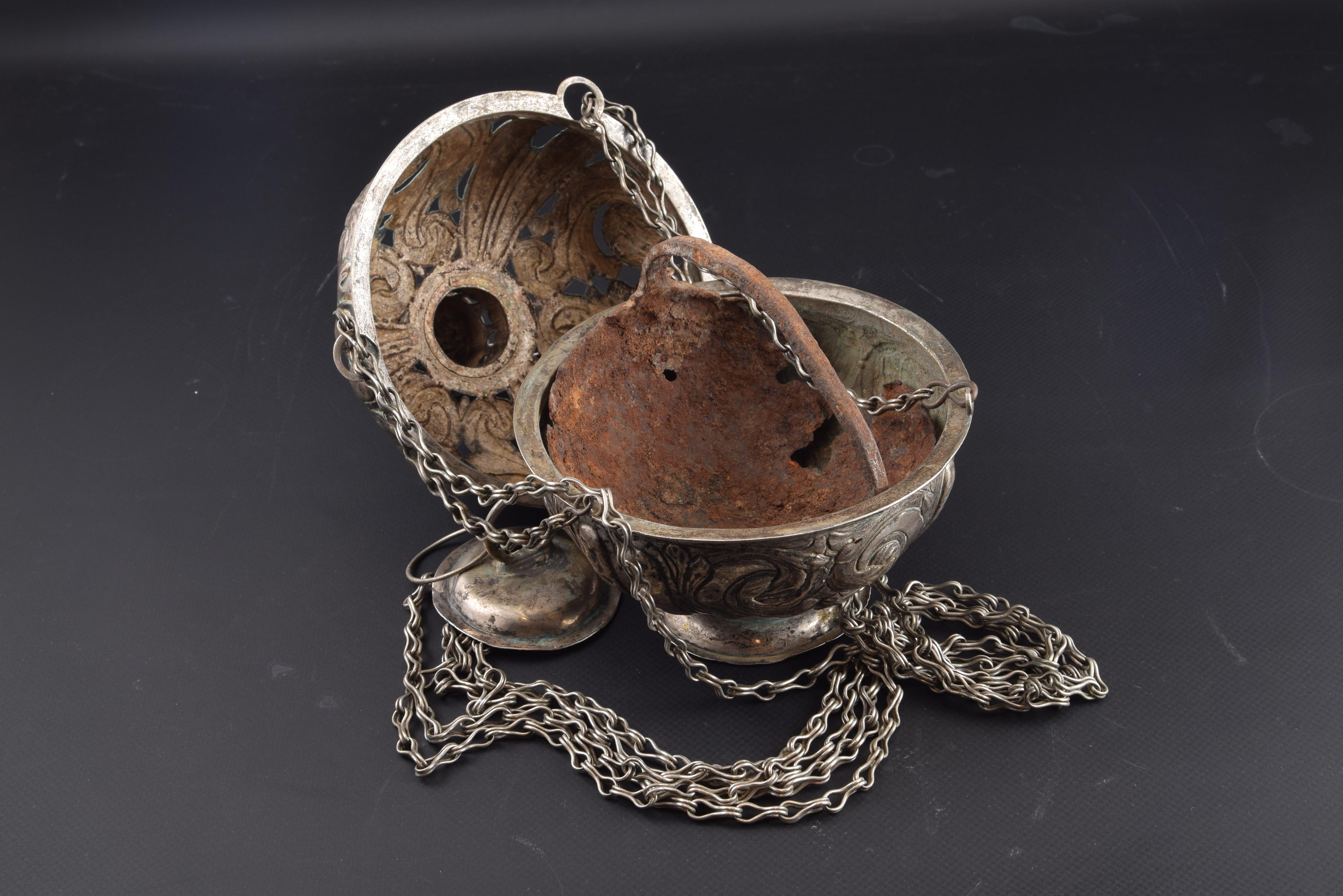 Silver Incense Burner, Spain, 17th Century at 1stDibs | silver incense ...