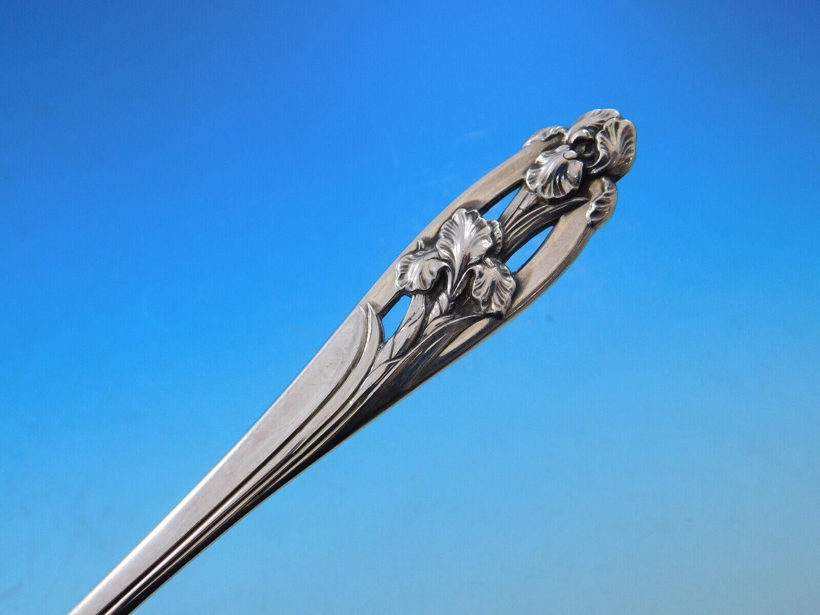 Juego de cubiertos de plata de ley Silver Iris by International Sterling para 8 Servicio 43 piezas en Excelente estado para la venta en Big Bend, WI