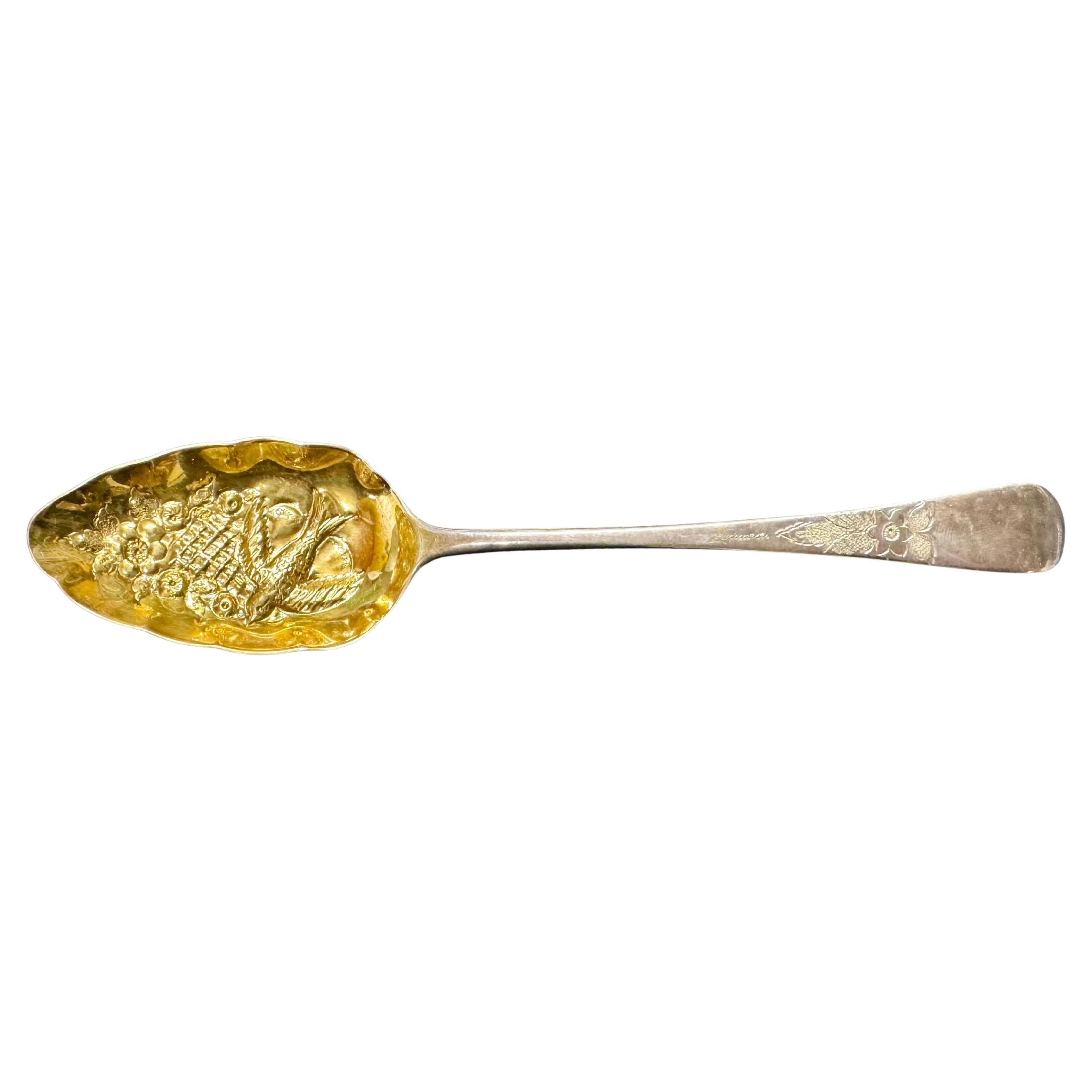 Cucchiaio da marmellata in argento Londra 1800