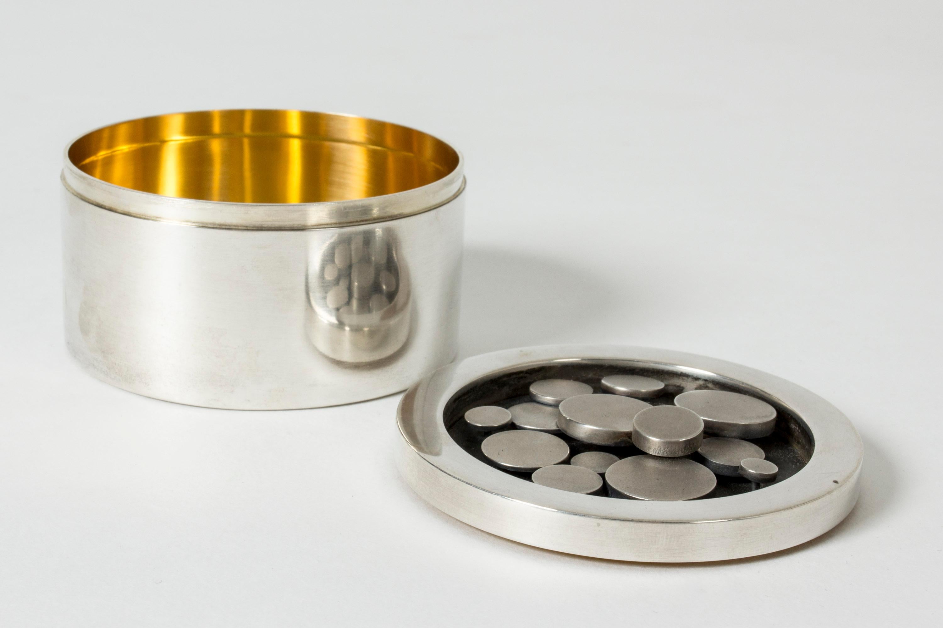 Swedish Silver Jar from Atelier Borgila