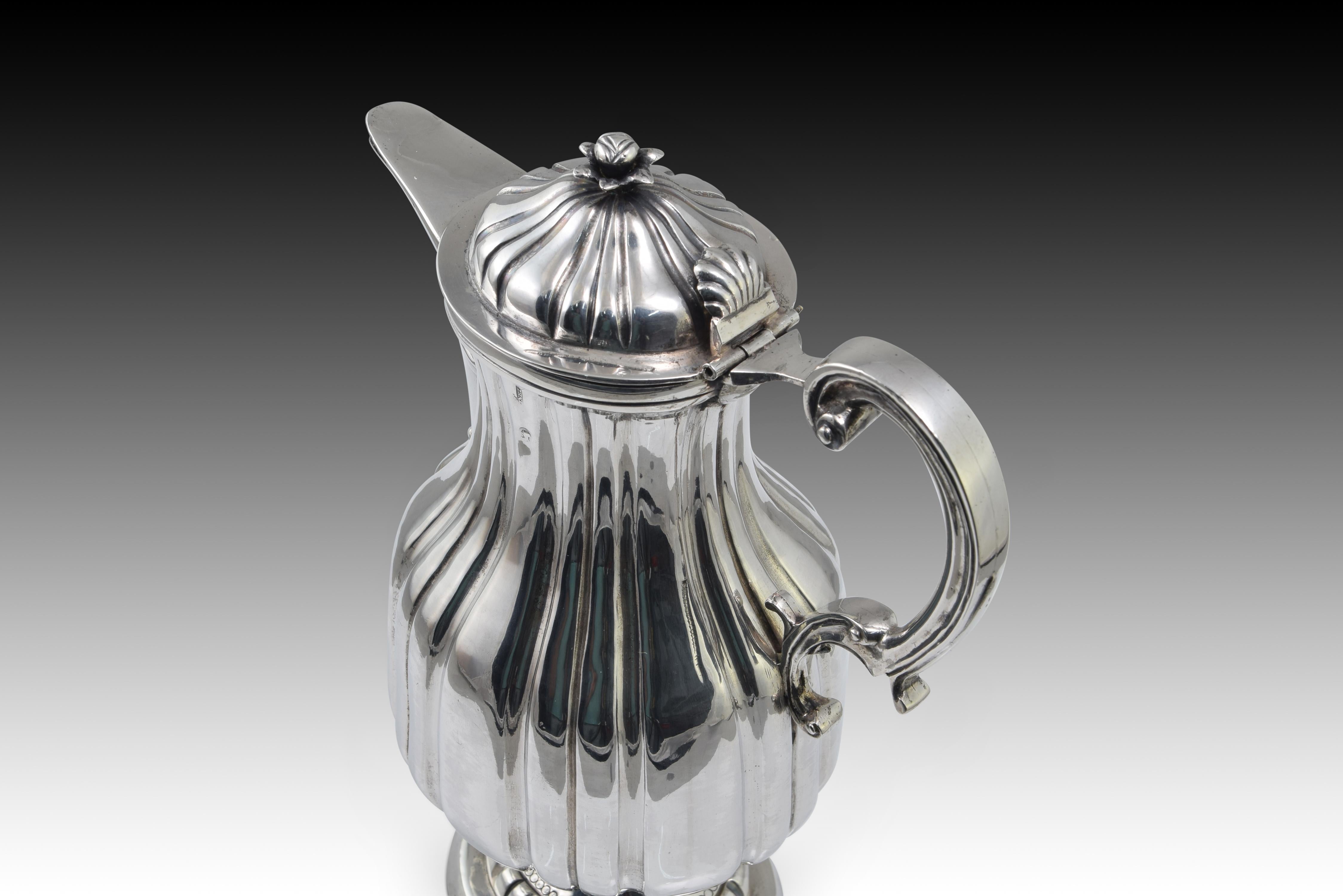 Silver jar or jug. MARTINEZ MORENO, Mateo. Cordoba, Spain, possibly 1797. For Sale 4