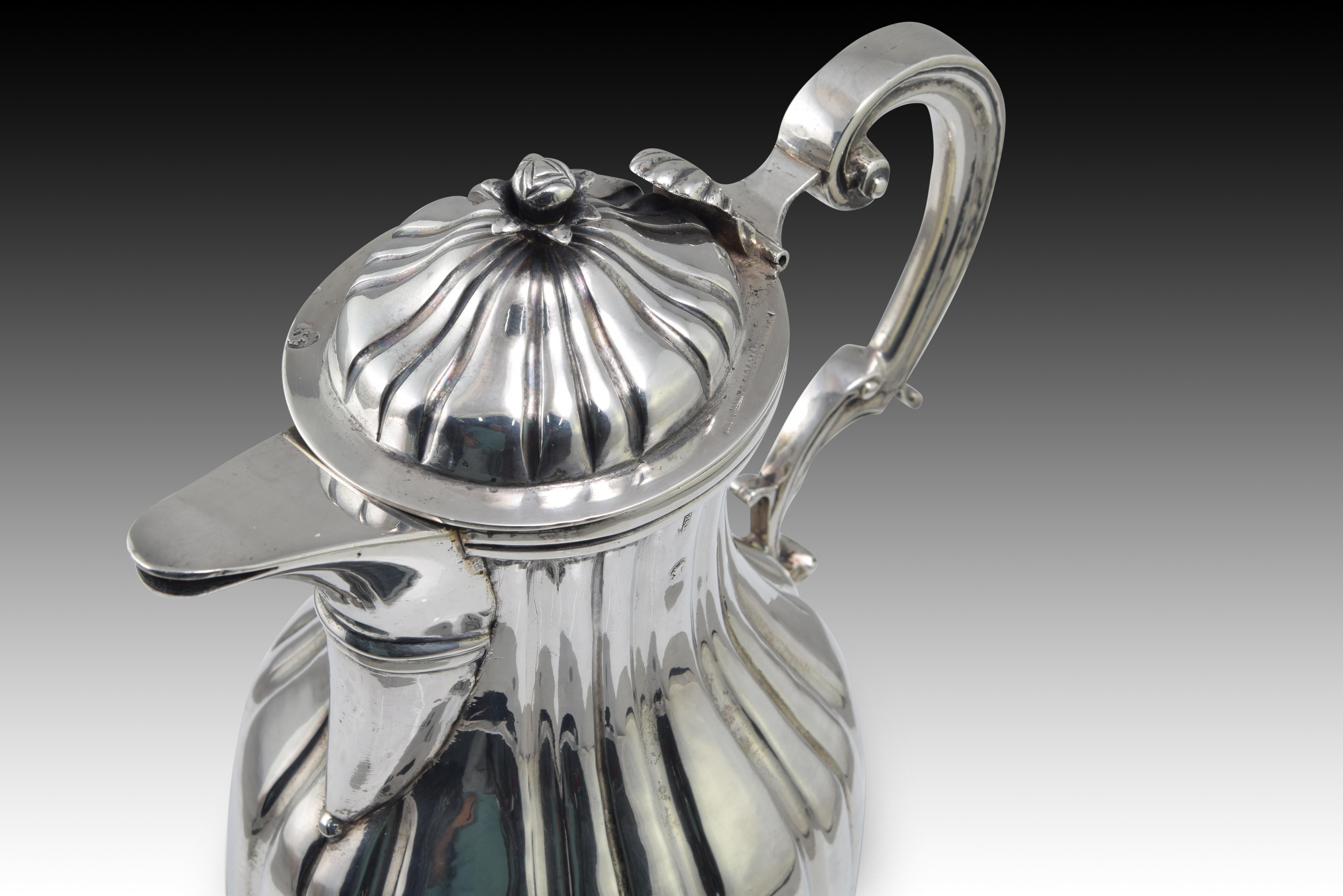Silver jar or jug. MARTINEZ MORENO, Mateo. Cordoba, Spain, possibly 1797. For Sale 5