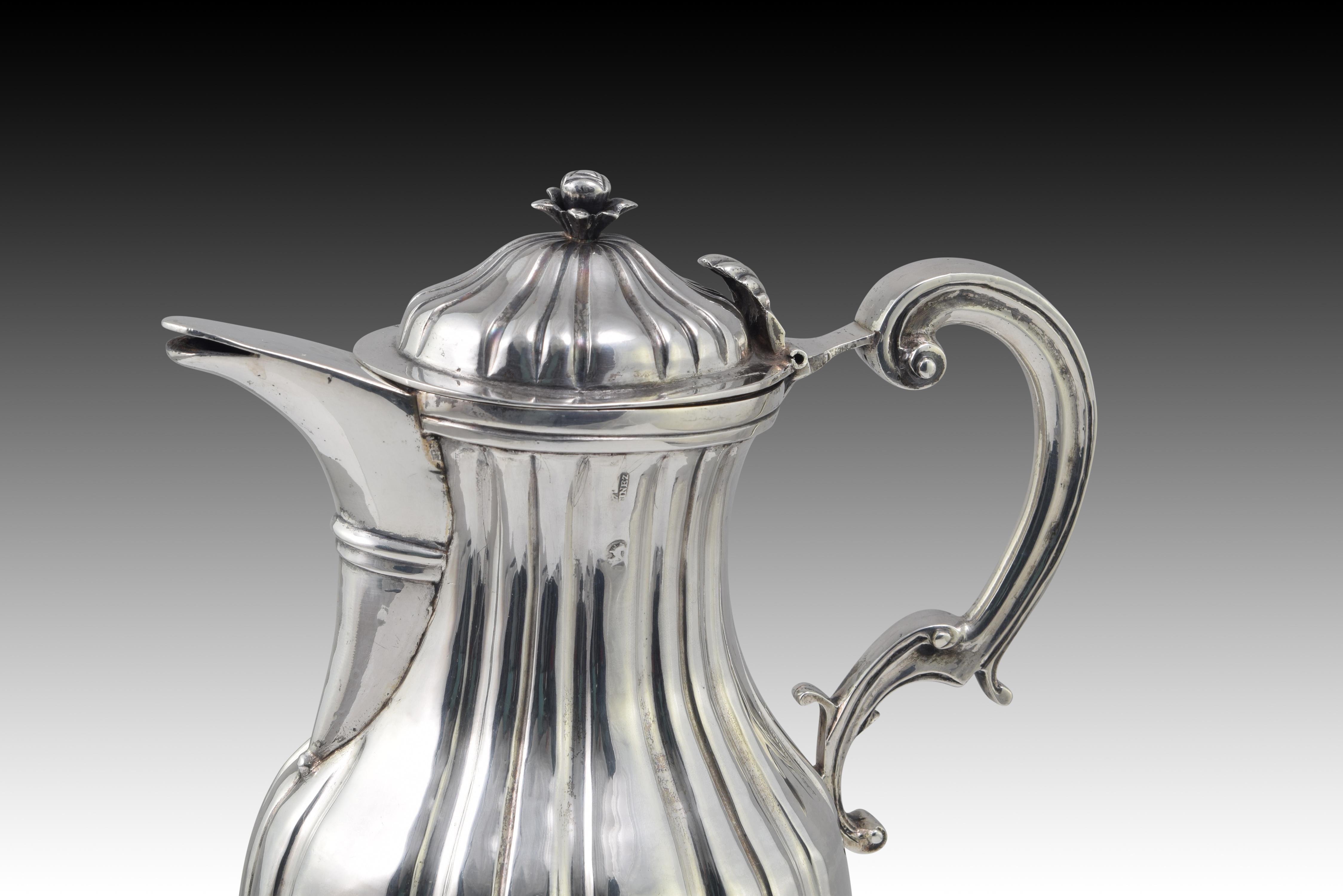 Silver jar or jug. MARTINEZ MORENO, Mateo. Cordoba, Spain, possibly 1797. For Sale 7
