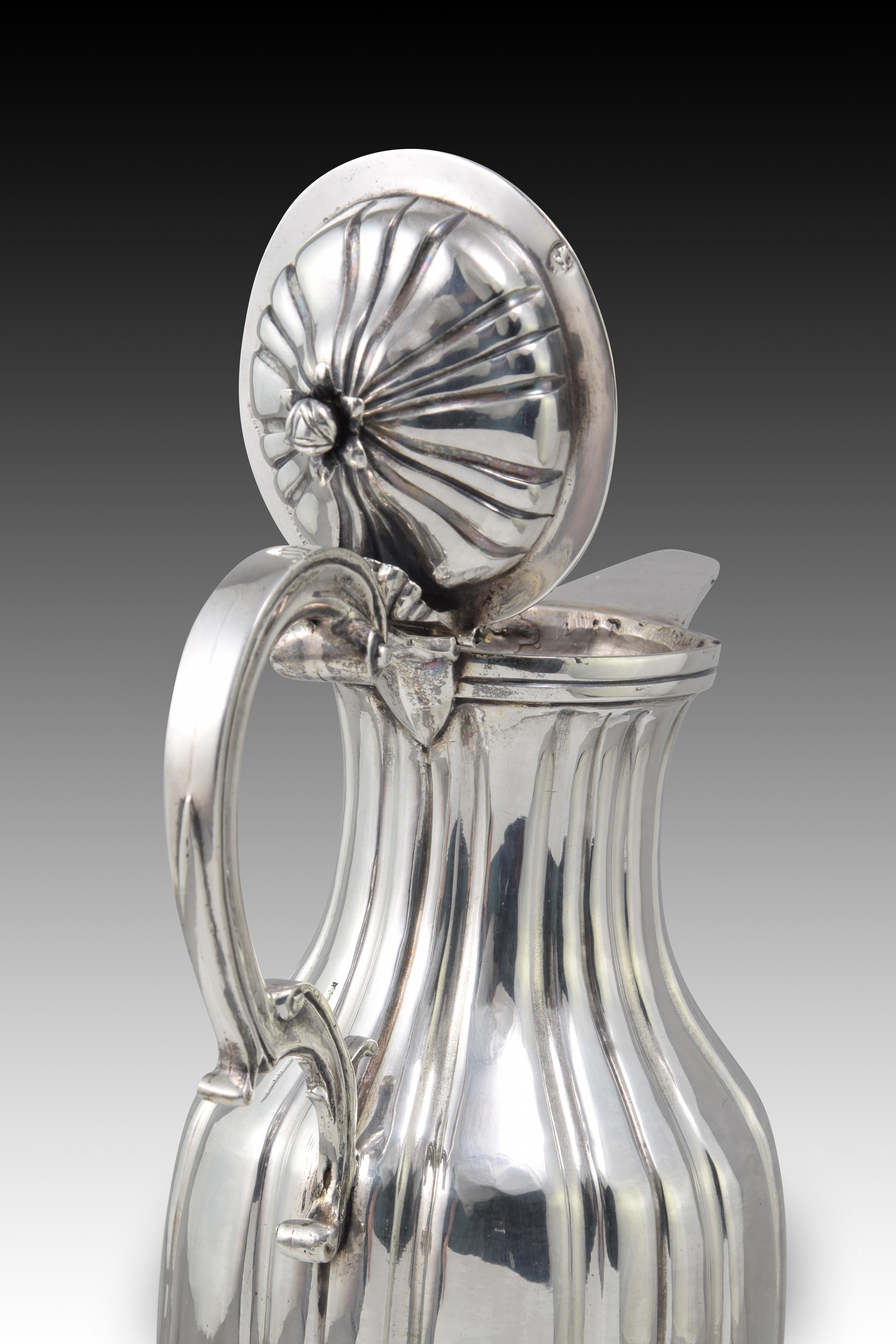 Silver jar or jug. MARTINEZ MORENO, Mateo. Cordoba, Spain, possibly 1797. For Sale 8