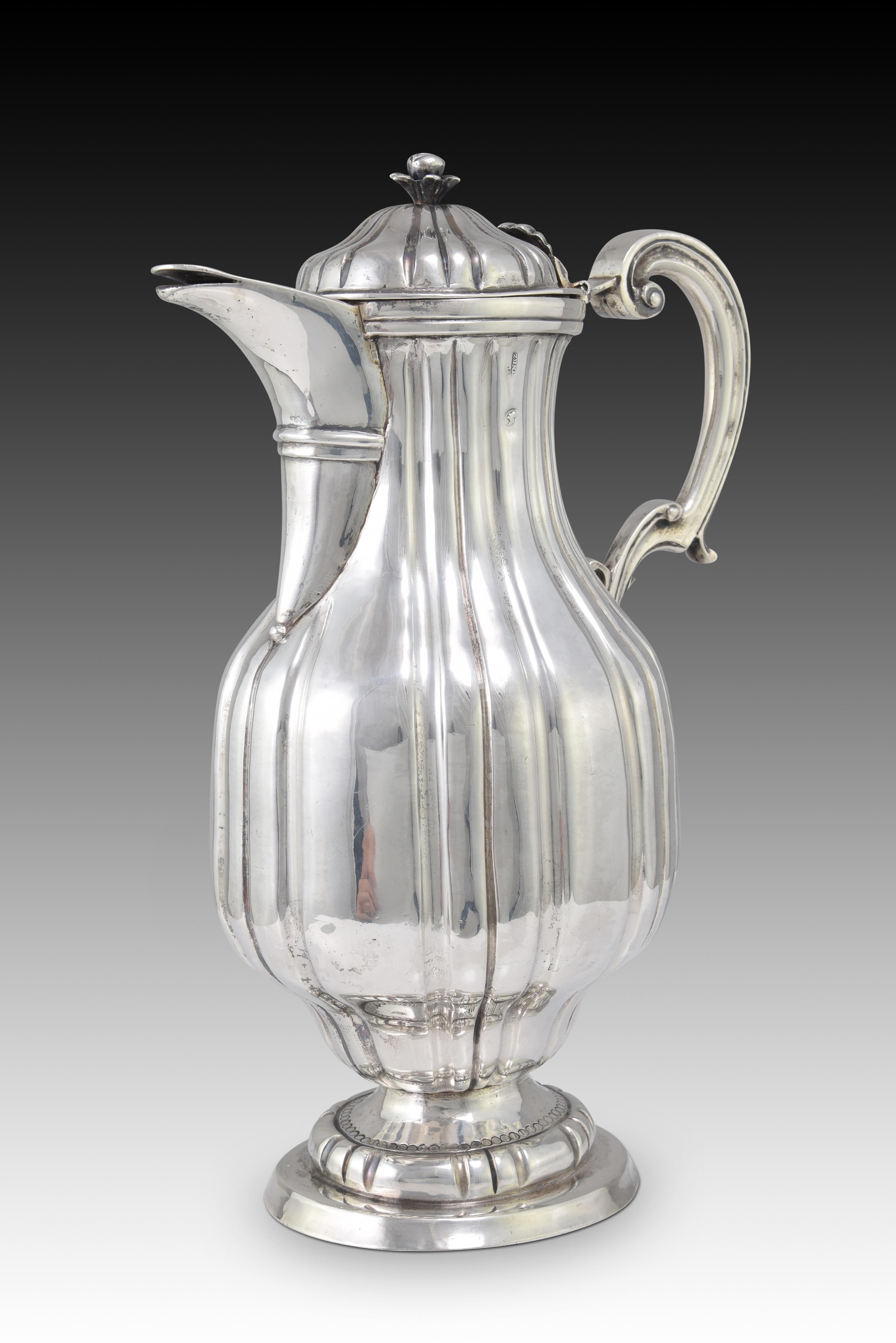 Spanish Silver jar or jug. MARTINEZ MORENO, Mateo. Cordoba, Spain, possibly 1797. For Sale