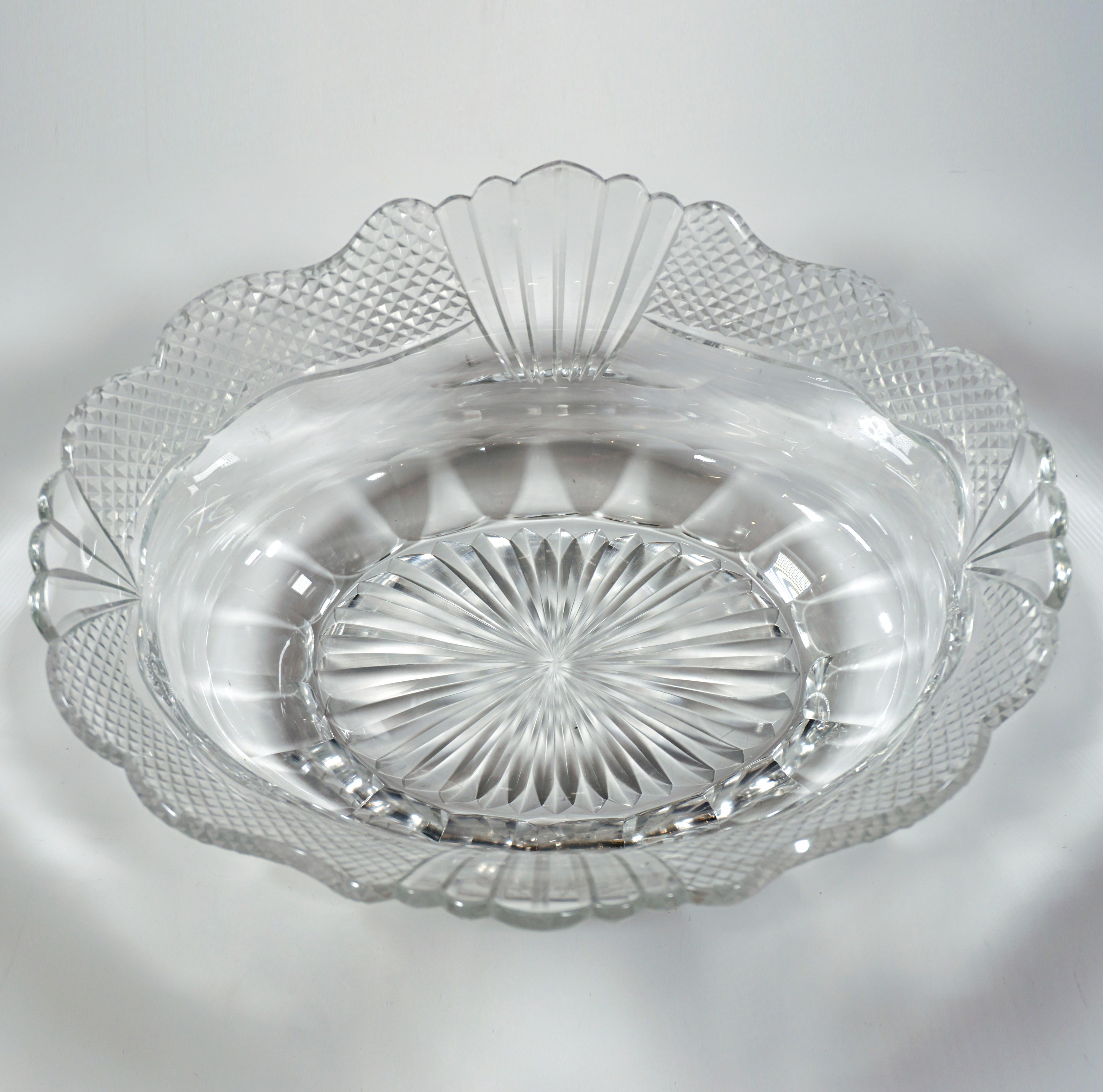 Silver Jardiniere With Artfully Cut Glass Insert, Wilkens & Sons Germany, 1894 In Good Condition For Sale In Vienna, AT