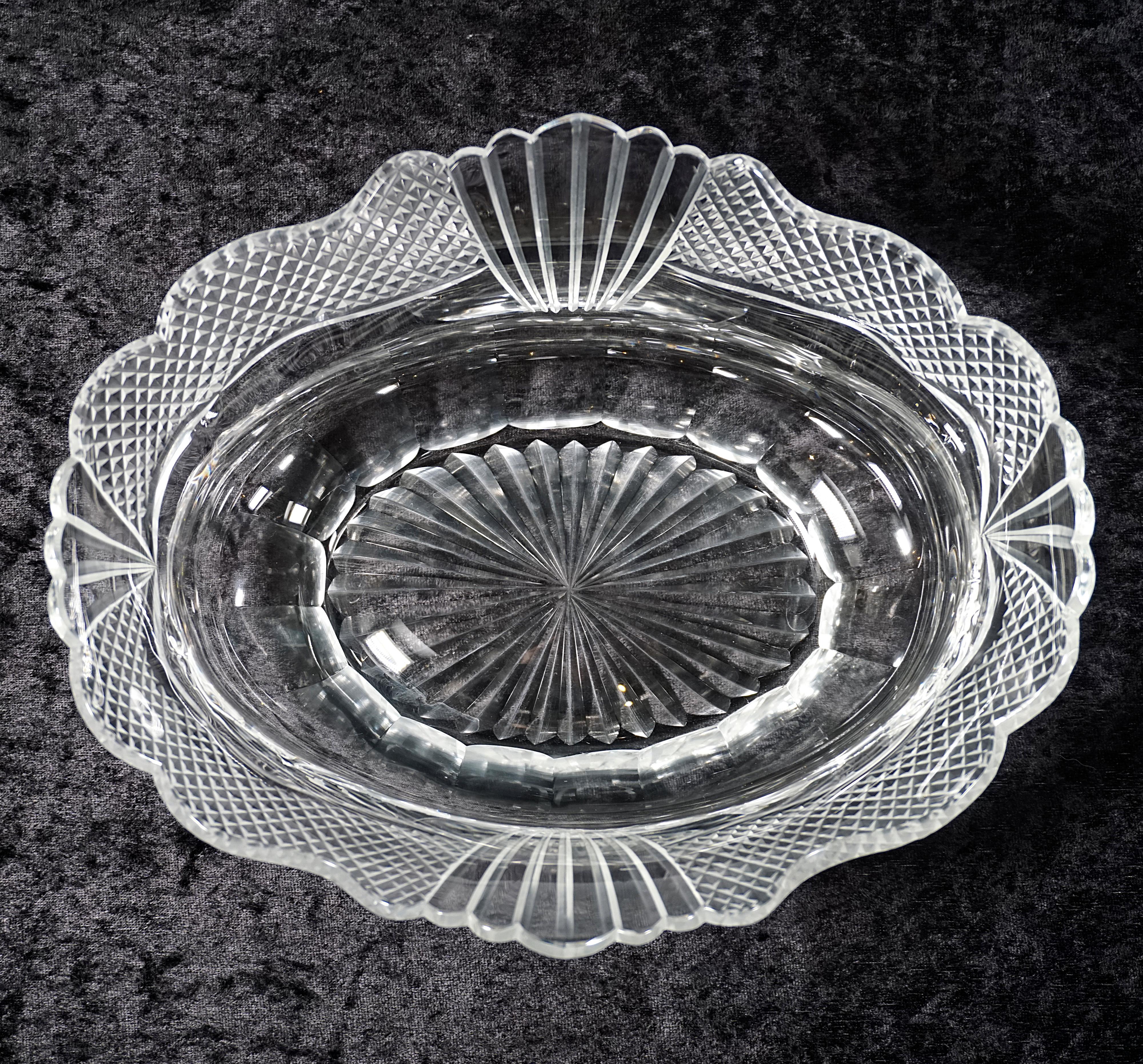 Jardinière en argent avec insert en verre taillé de manière artistique, Wilkens & Sons Allemagne, 1894 Bon état - En vente à Vienna, AT