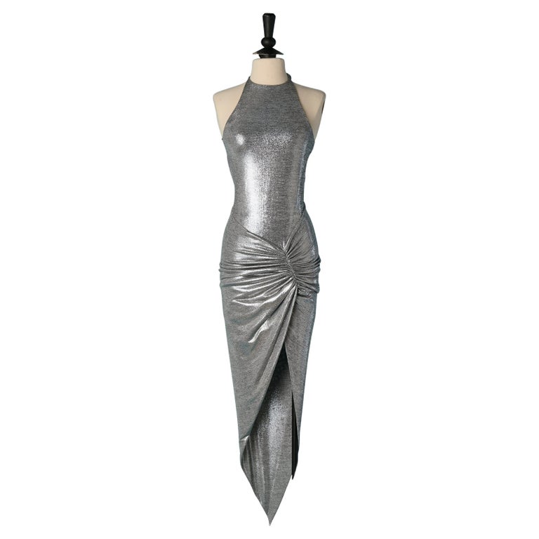 silver jersey dress Vesper Dress