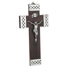 Silver - Jesus Christ crucified in silver - Art Deco - 19th century