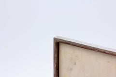 Silver jewelry box with cherubs and floral reliefs, wood-lined interior