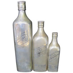 Silver Johnnie Walker Bottles