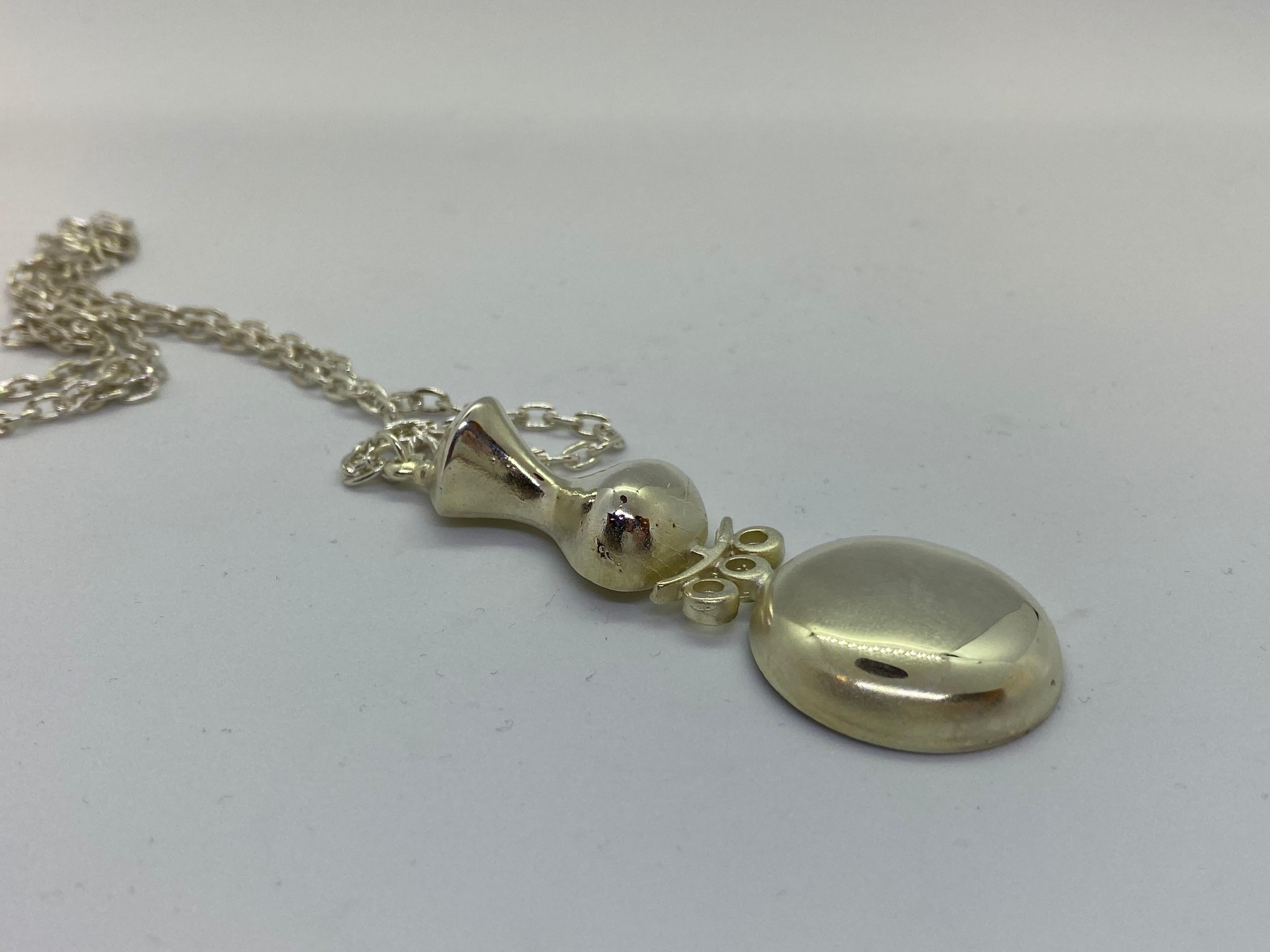 Collana astratta in argento Jorma Laine Turun Hopea 1972 in vendita 4