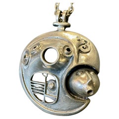 Silver Jorma Laine Turun Hopea 1973 Necklace