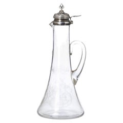 Silver - Jug with silver - 19th century