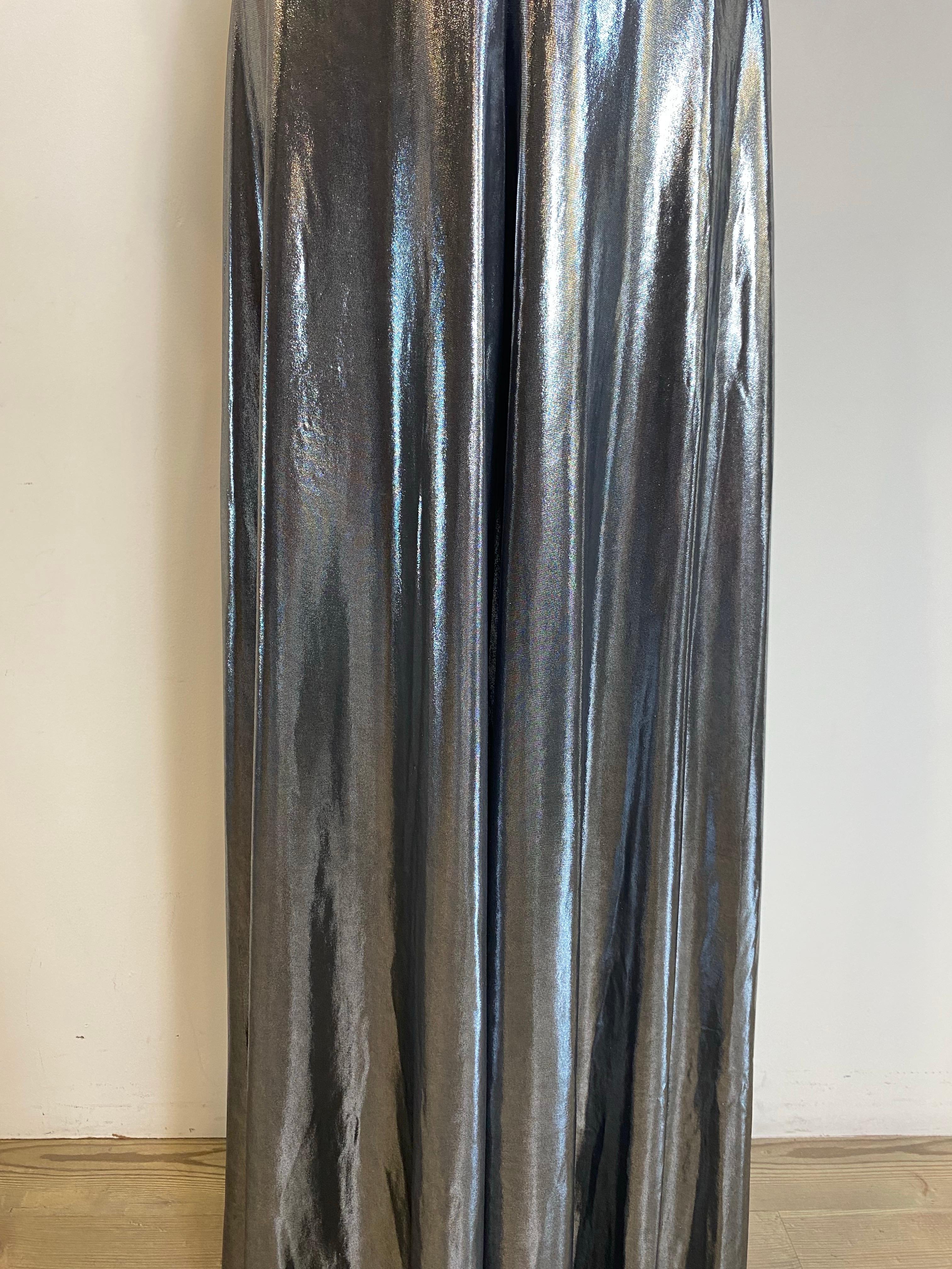 Silver Jumpsuit by Emilio Pucci In New Condition For Sale In Carnate, IT