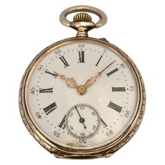 Silver Key-Less Antique Pocket Watch