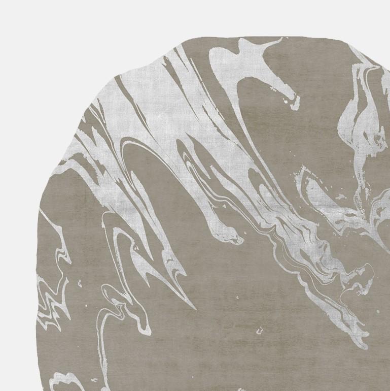 Post-Modern Silver Lake Terra Ozio Rug by Atelier Bowy C.D. For Sale