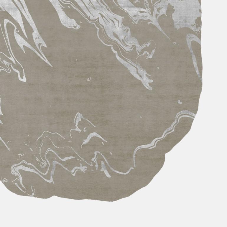 Swedish Silver Lake Terra Ozio Rug by Atelier Bowy C.D. For Sale