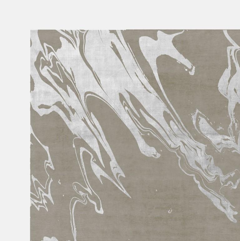 Post-Modern Silver Lake Terra Rug by Atelier Bowy C.D. For Sale