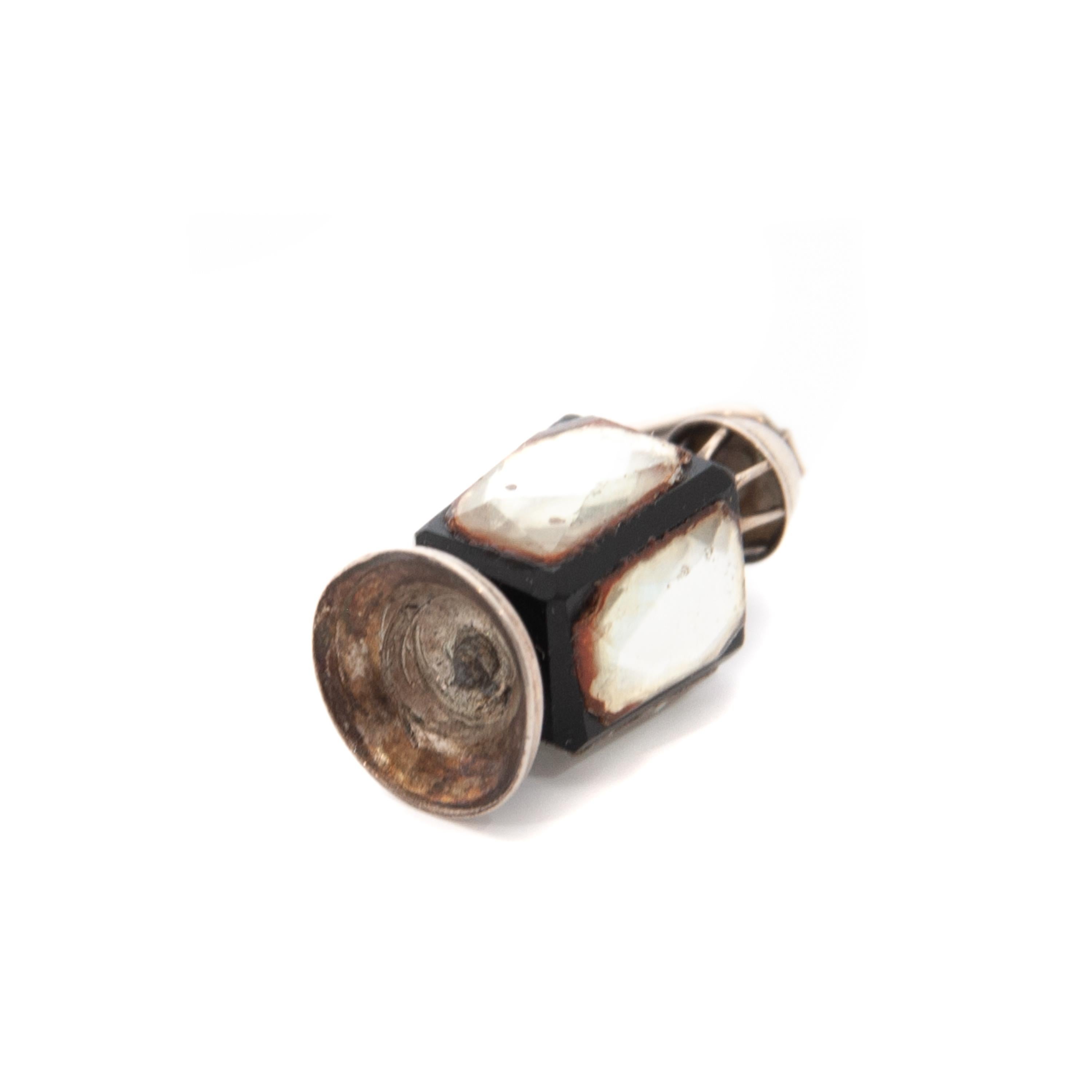 Vintage Lantern Charm Silver Charm Pendant 1