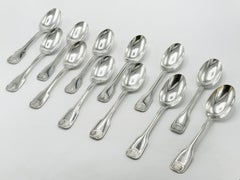 Silver Lappas Cutlery Service, Christofle style 83 Pieces