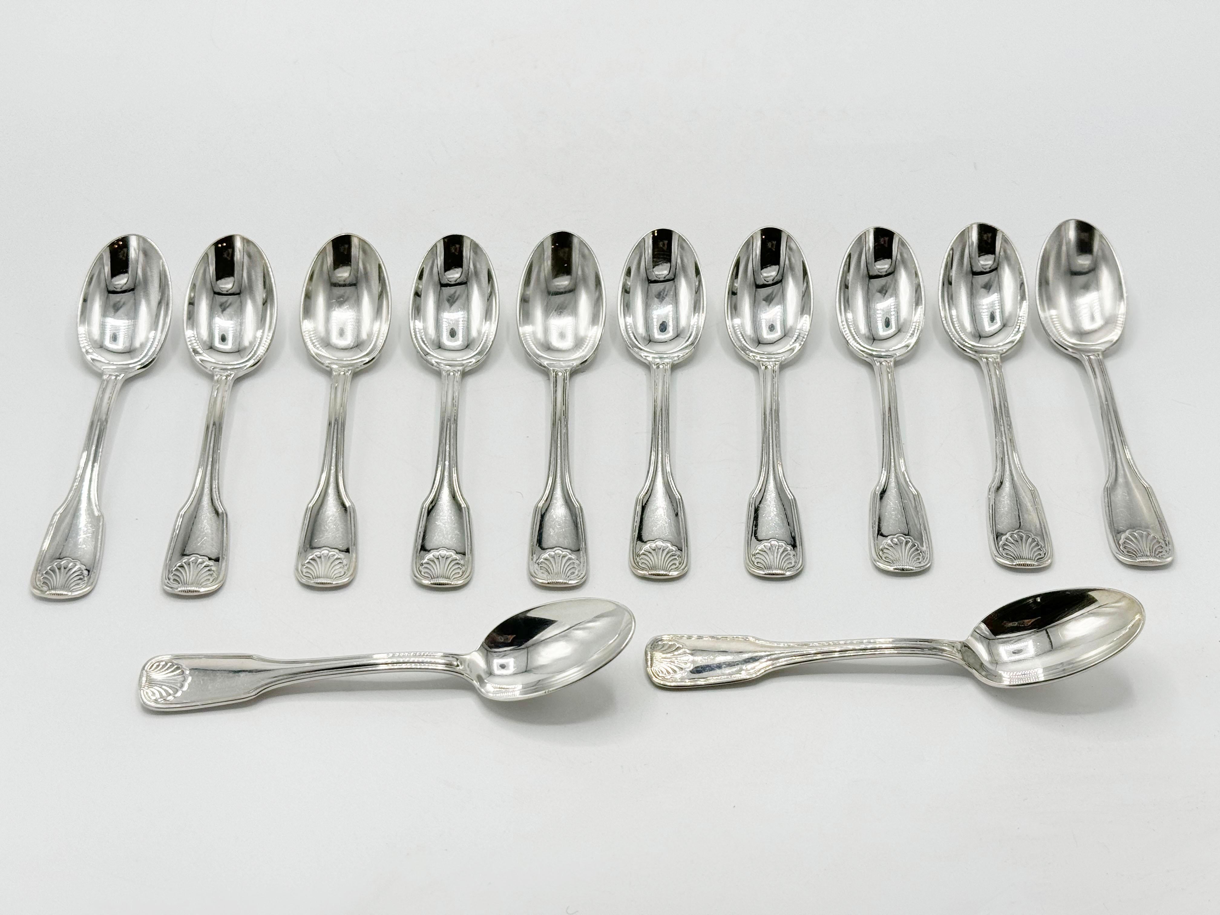 Silbernes Lappas Besteckservice, Christofle Stil 83 Pieces (Versilbert) im Angebot