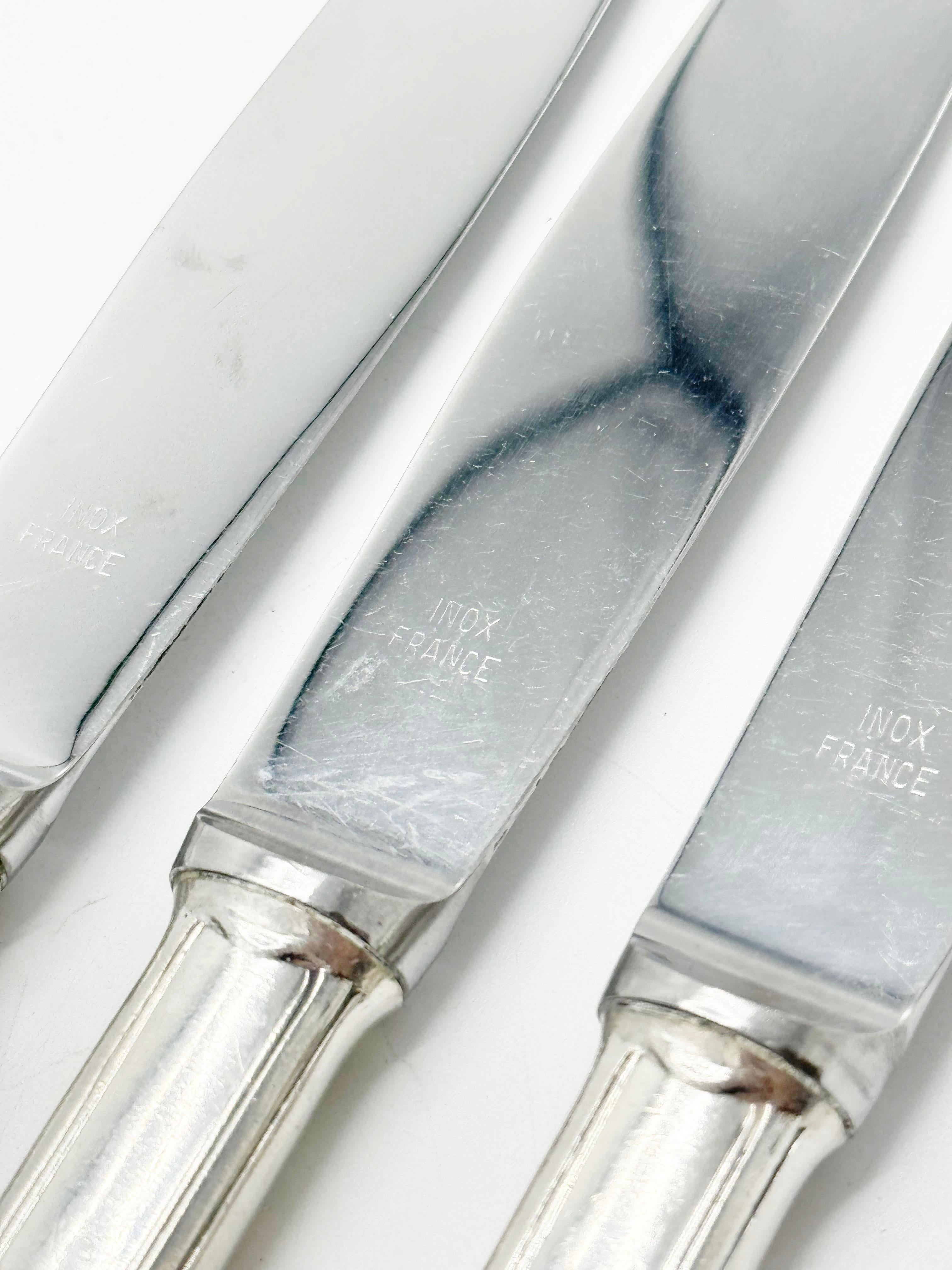 Silbernes Lappas Besteckservice, Christofle Stil 83 Pieces (Metall) im Angebot