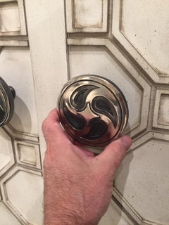 Silver Leaf, Armoire, Tall Chest, Cabinet, Handcrafted, Bruce Andrews Design