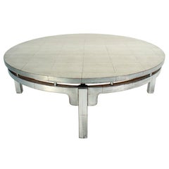 Silver Leaf Asian Form Coffee Table