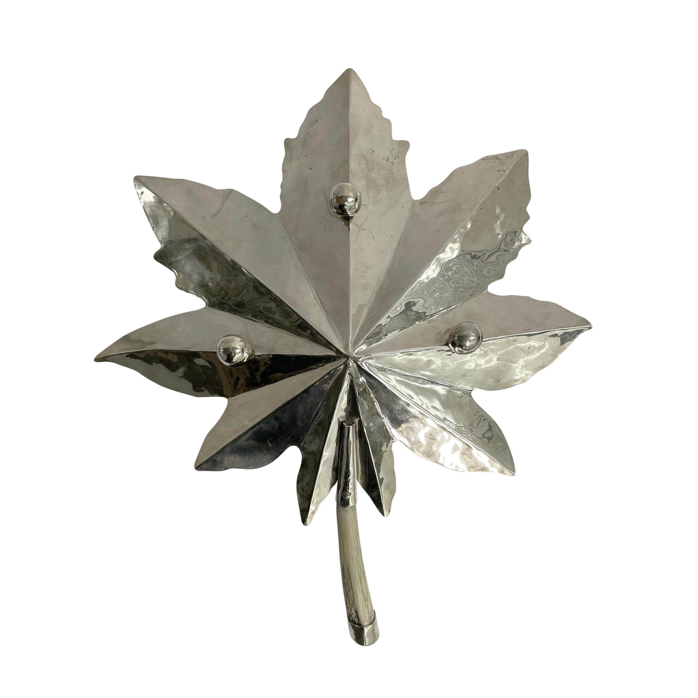 Silver Leaf Dish For Sale 4