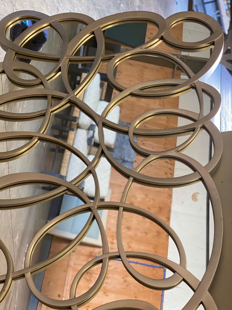 Silver Leaf Full Length Decorative Mirror, Curved 'Tordu ...