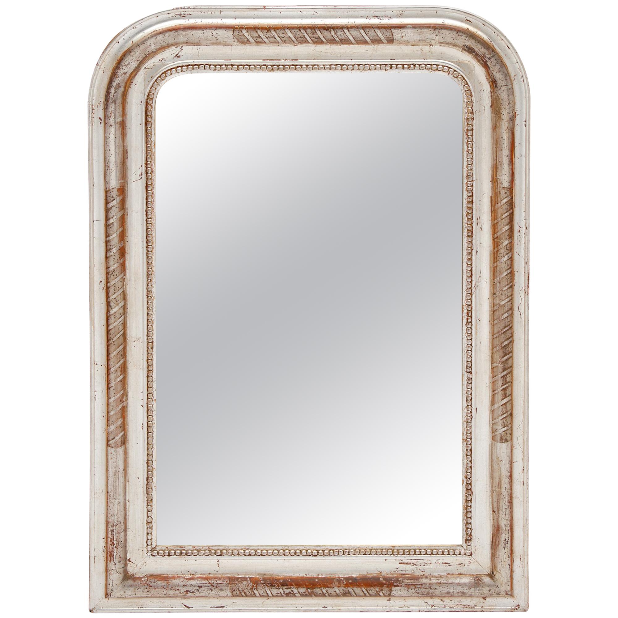 Silver Leaf Louis Philippe Period Mirror